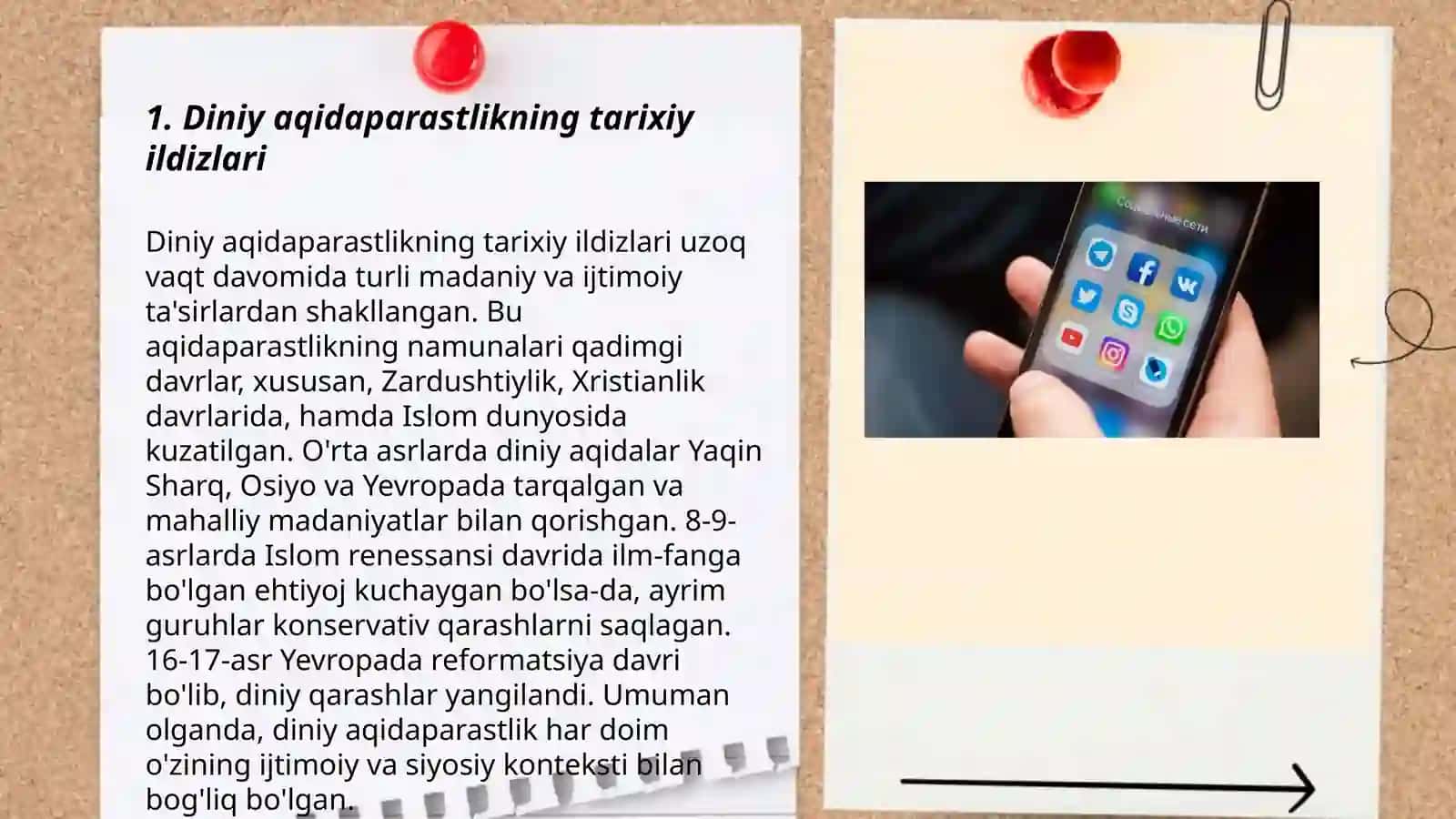 Diniy aqidaparastlik (fanatizm) ekstremizm paydo bo‘lishining ijtimoiy tarixiy zaminlari va rivojlanishi 3