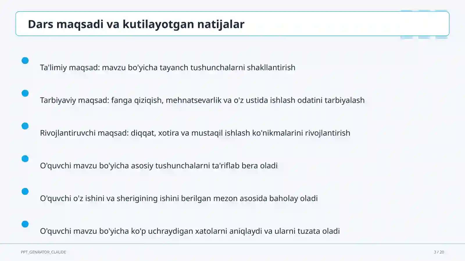 Haykaltaroshlik: loydan shakl yasash (4-sinf) 3
