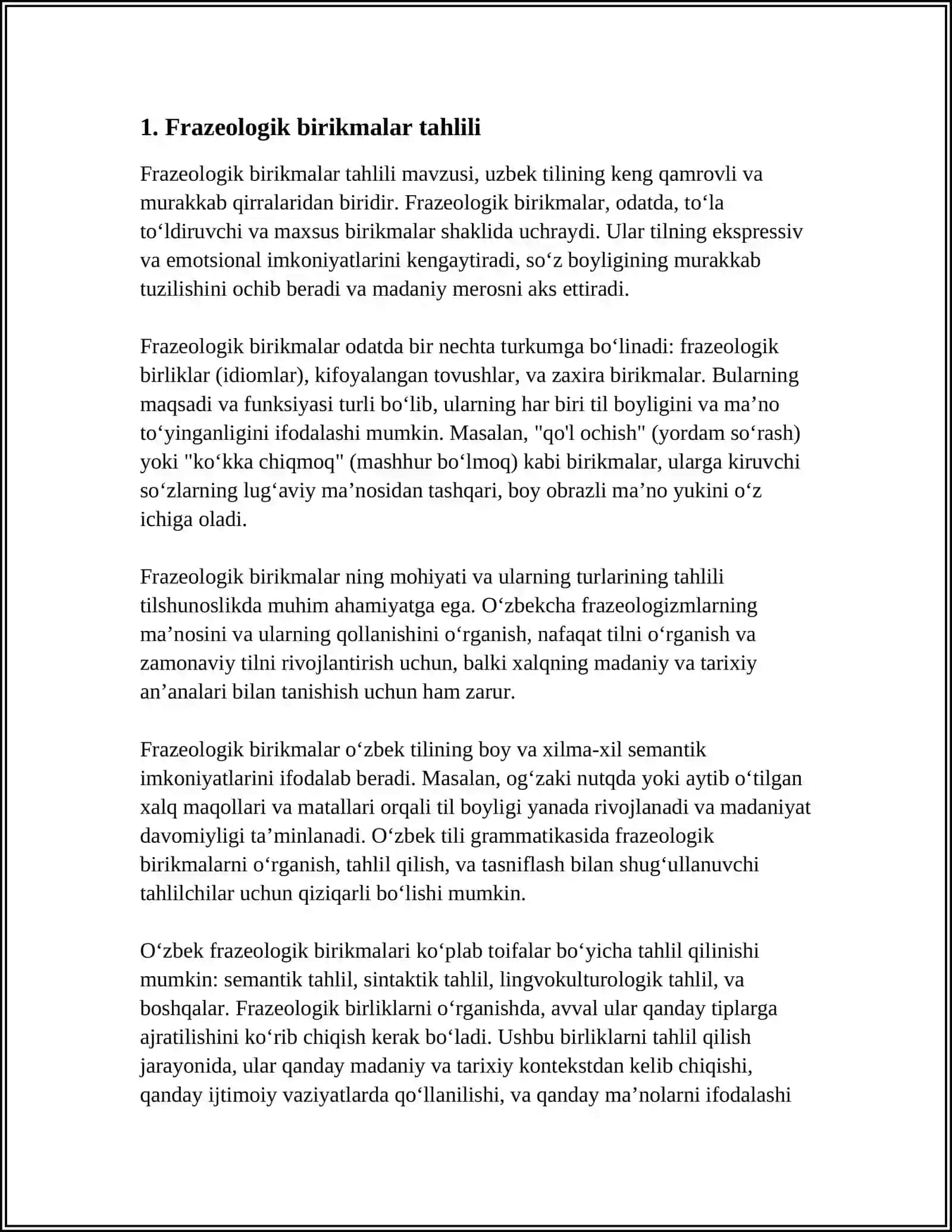 FRAZEMALARNING SEMANTIK TURLARI OMONIM SINONIM ANTONIM IBORALAR 3