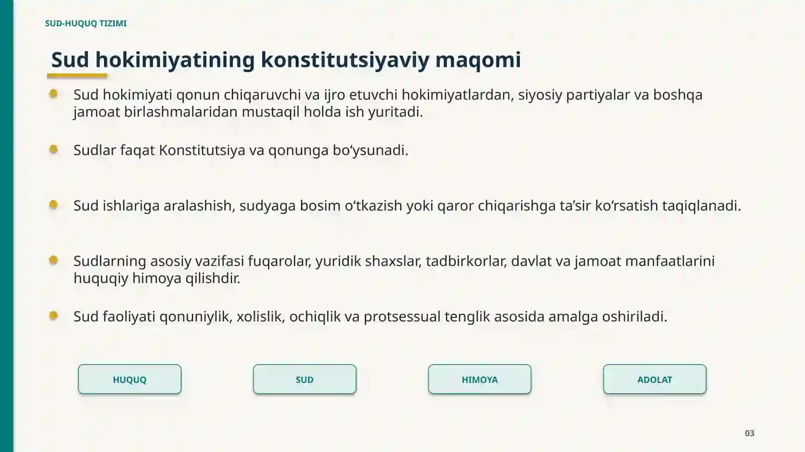 Sud-huquq tizimi 3