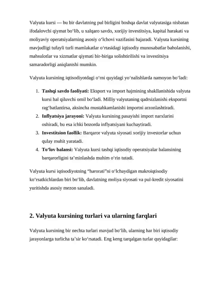 VALYUTA KURSI 3