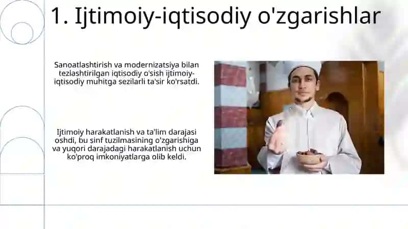 Oʻzbekistonda ijtimoiy sohada amalga oshirilayotgan oʻzgarishlar mazmun va mohiyati 3