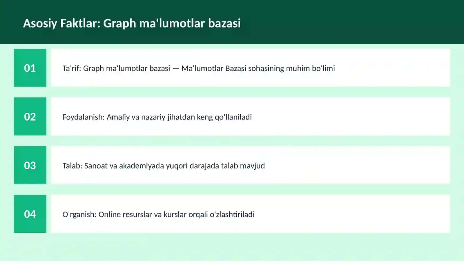 Graph ma'lumotlar bazasi 3