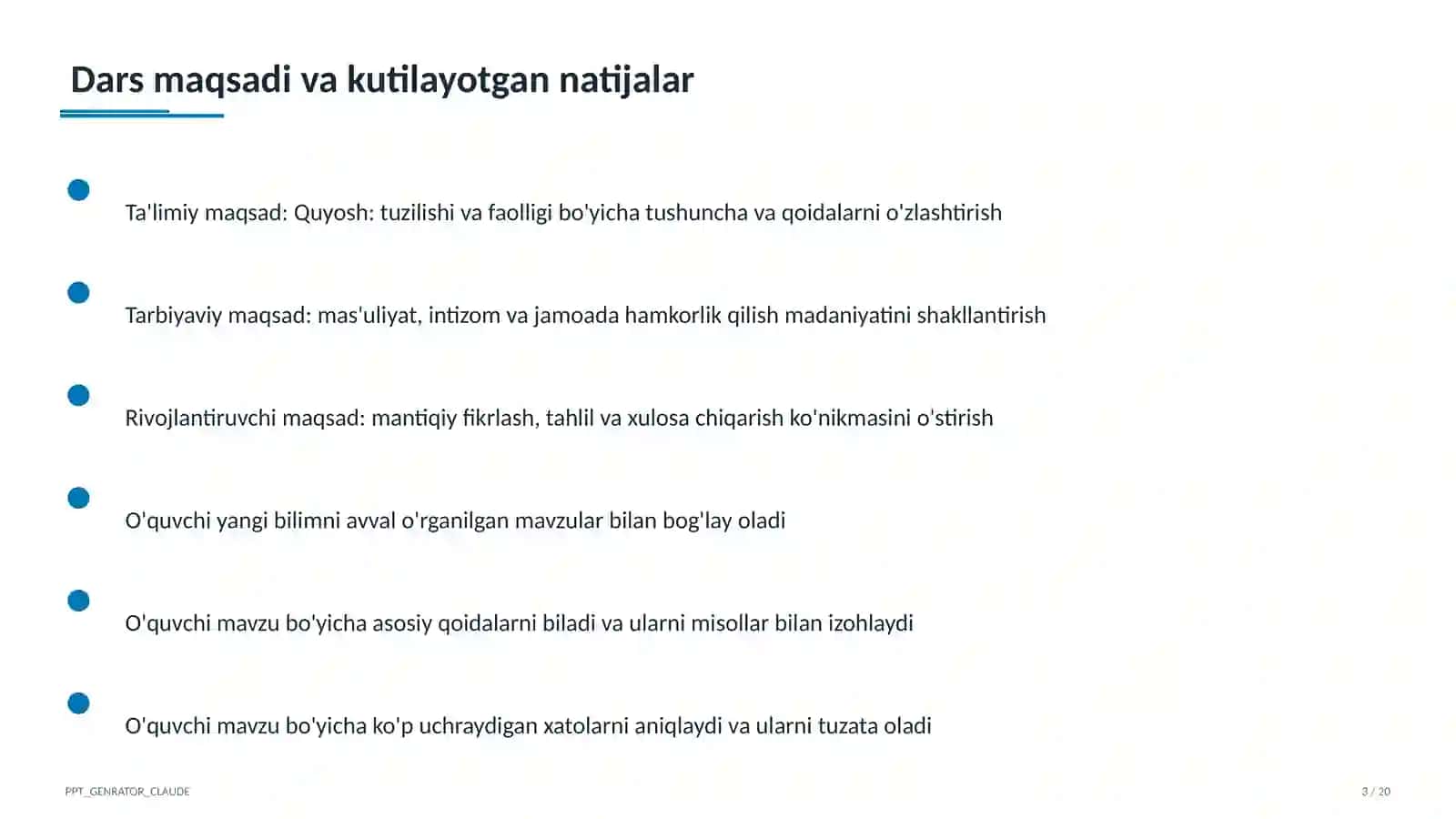 Quyosh: tuzilishi va faolligi (11-sinf) 3