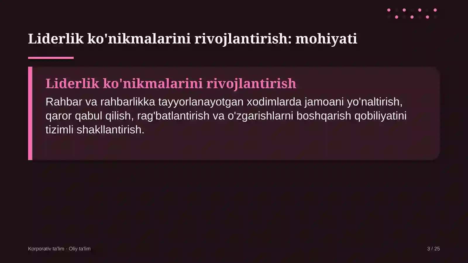 Favqulodda vaziyatlar xizmatida liderlik ko'nikmalarini rivojlantirish 3