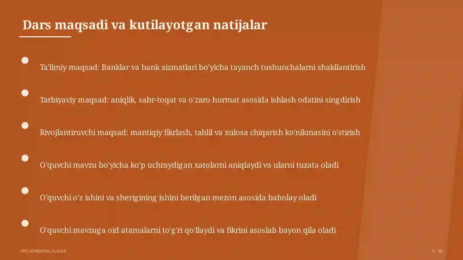 Banklar va bank xizmatlari (10-sinf) 3