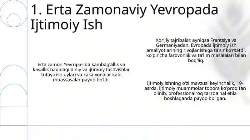 Ijtimoiy ish tarixi va xorijiy tajriba o'quv fani sifatida 3