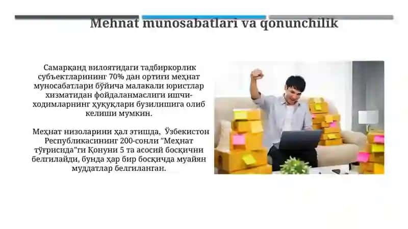 Samarkand viloyatidagi mehnat munosabatlari 3