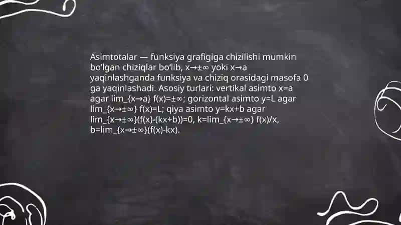 Asimtotalar 3