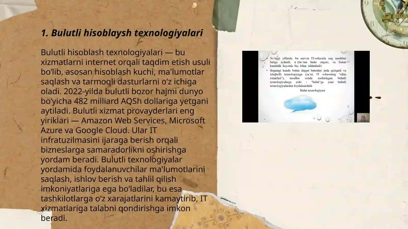 Bulutli texnologiyalardan foydalanish texnalogiyalari 3