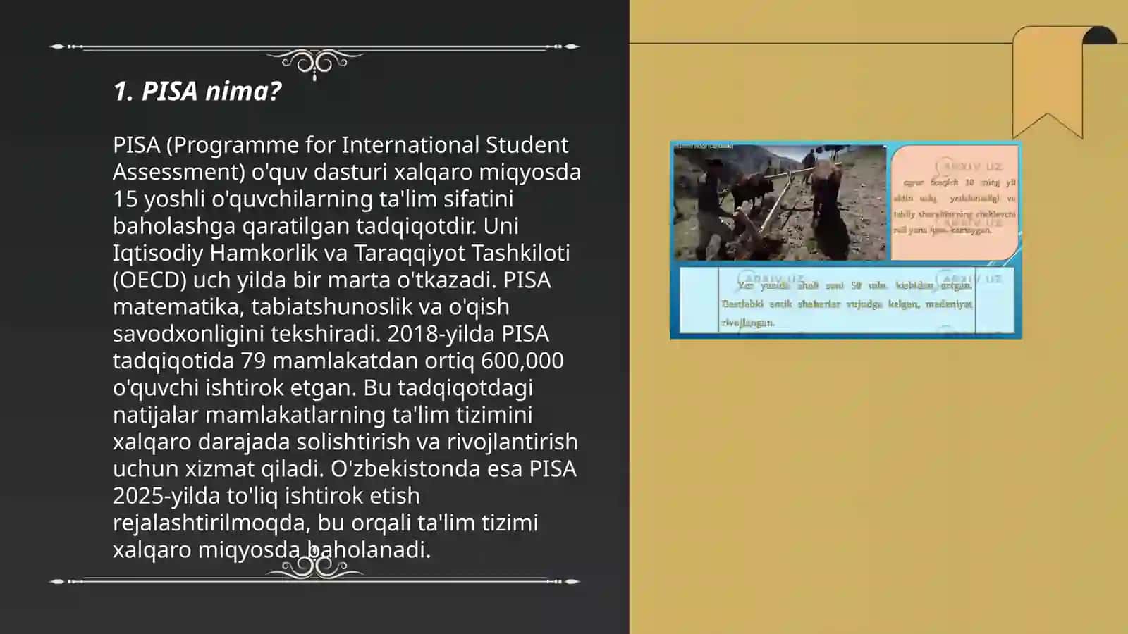 PISA VA PIRLS haqida tushunchalar 3