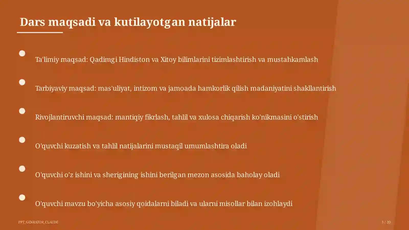 Qadimgi Hindiston va Xitoy (6-sinf) 3