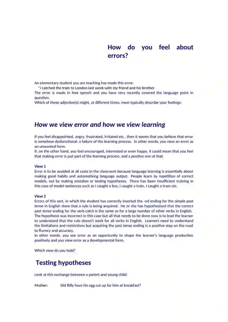 Understanding Error 3