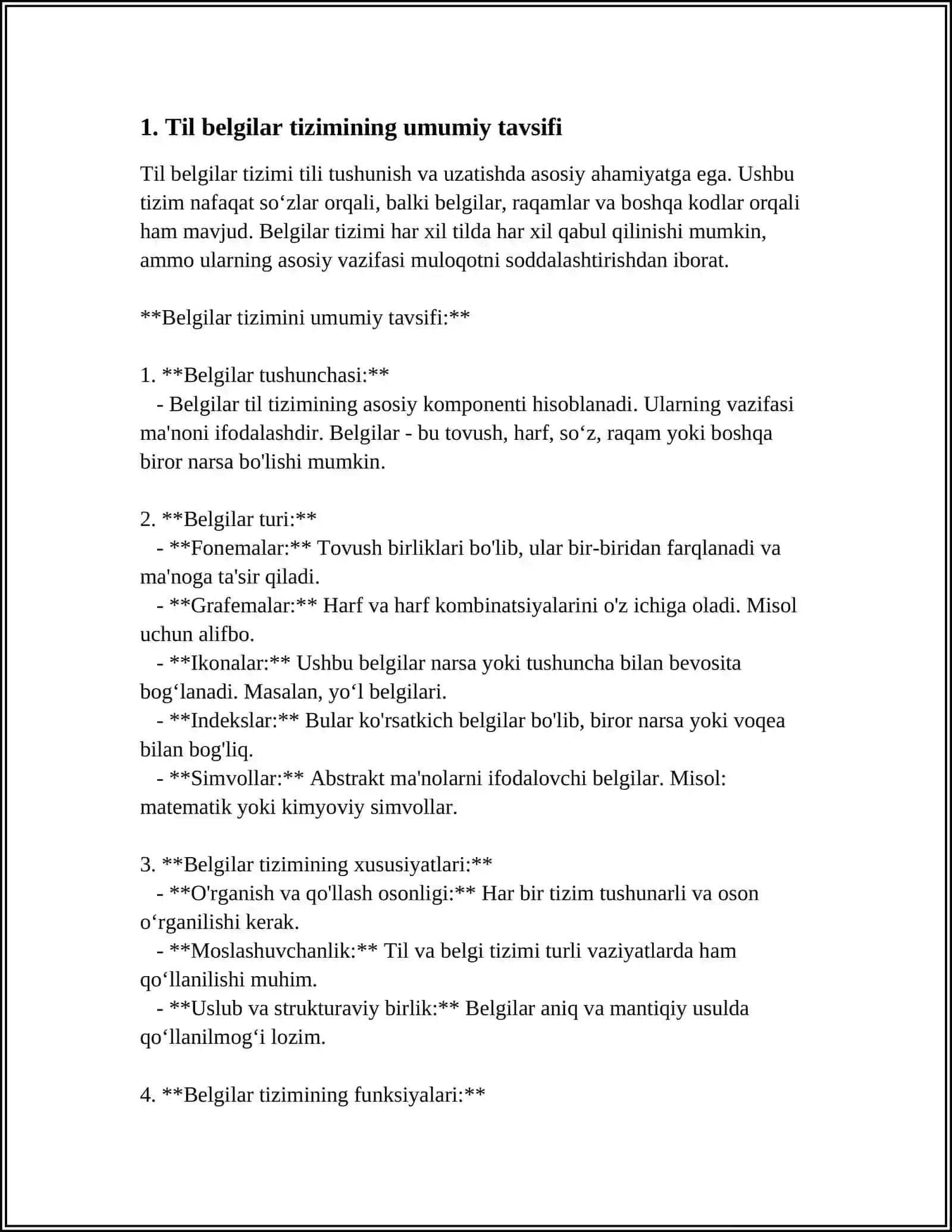 TIL BELGILAR TIZIMI 3