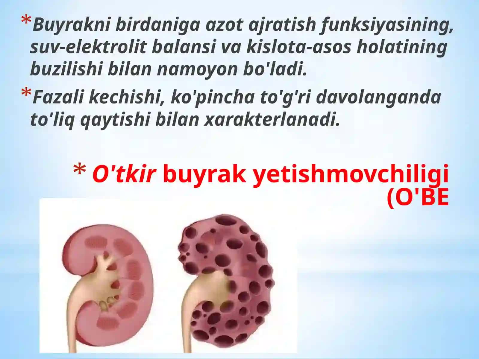 O’tkir va surunkali buyrak yetishmovchiligi etiopatogenezi 3