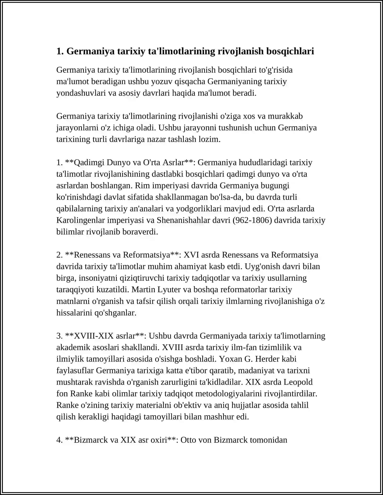 GERMANYA TARIXIY TALIMOTLARI 3