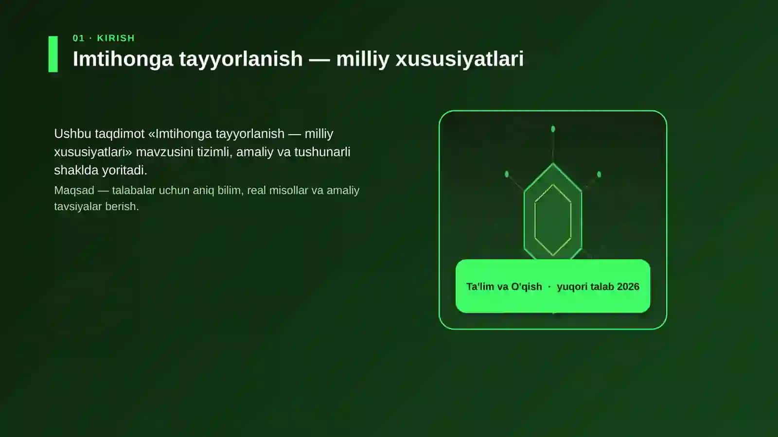 Imtihonga tayyorlanish — milliy xususiyatlari 3