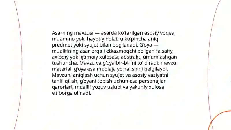 Adabiy asar haqida 3