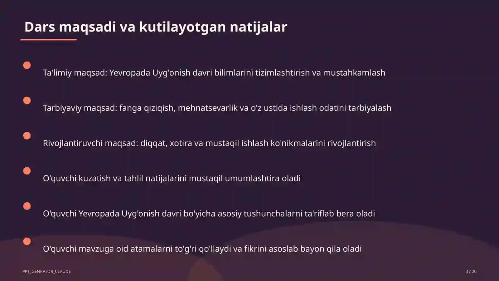 Yevropada Uyg'onish davri (8-sinf) 3