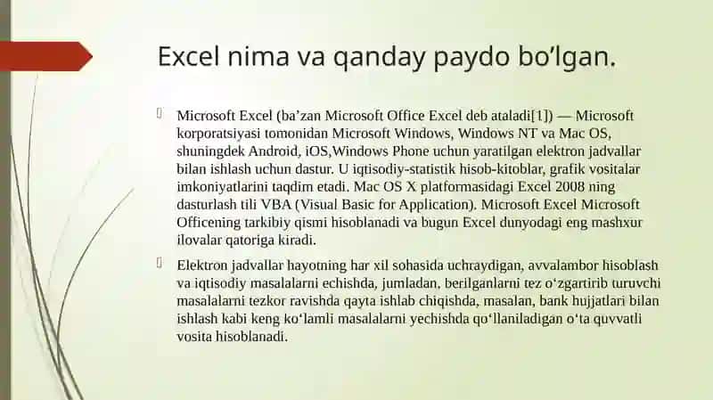 Excel va SPSS dasturlari 3