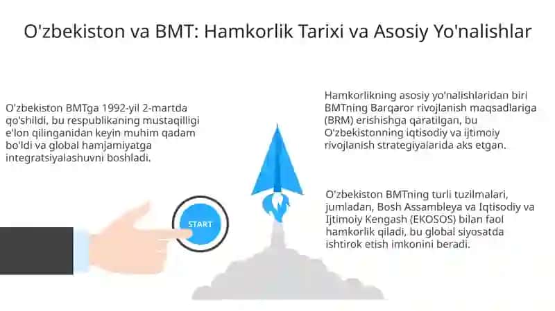 O'zbekiston va BMT: Hamkorlikning Asosiy Yo'nalishlari 3