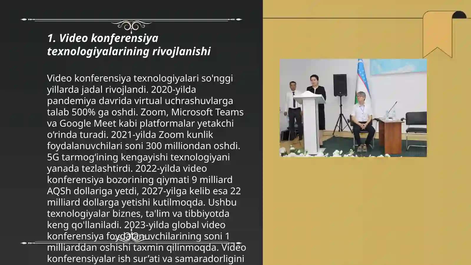 Video konferensiya texnologiyalarining rivojlanishi 3