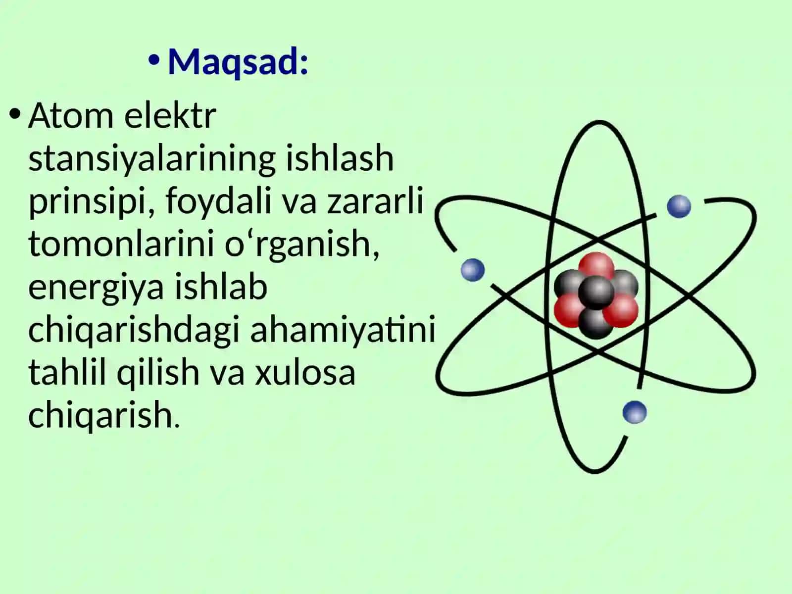 ATOM ELEKTR STANSIYALARI 3