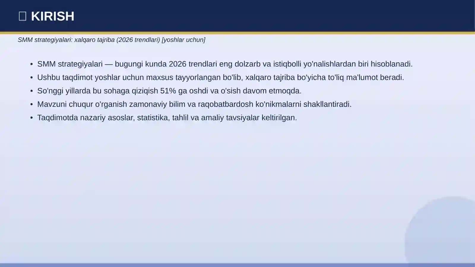 SMM strategiyalari: xalqaro tajriba (2026 trendlari) 3