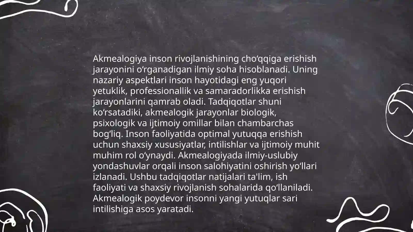 Akmealogiyada tadqiqotning o'ziga xos uslubiy tamoyillari 3