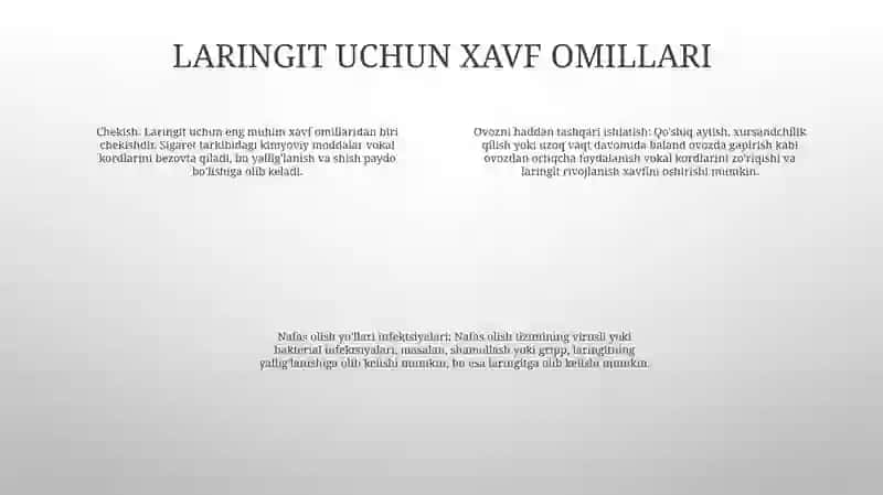 Laringit Kasalligining Kelib Chiqishi Sabablari Va Asoratlari 3