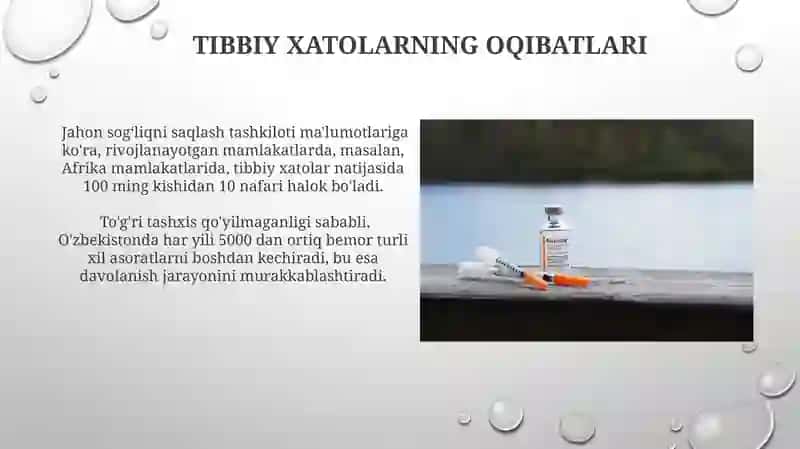 Xozirgi zamon tibbiyotida yatrogeniya muammolari 3