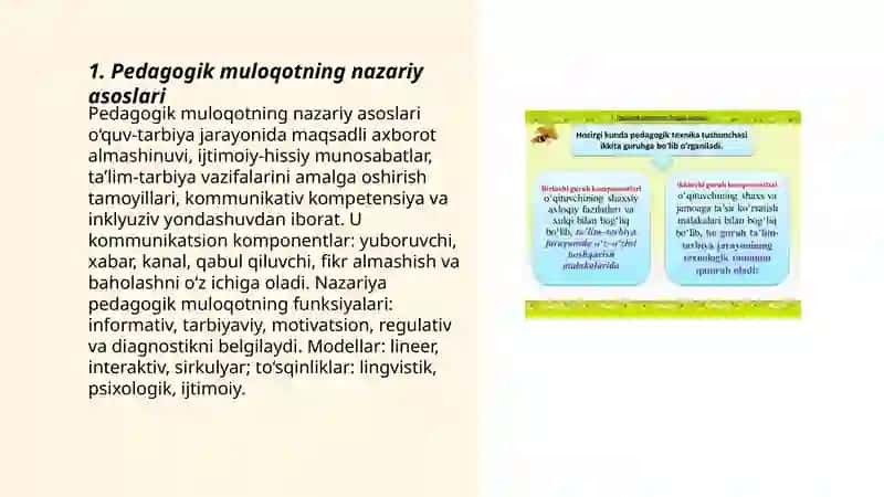 Pedagogik faoliyatda muloqot 3