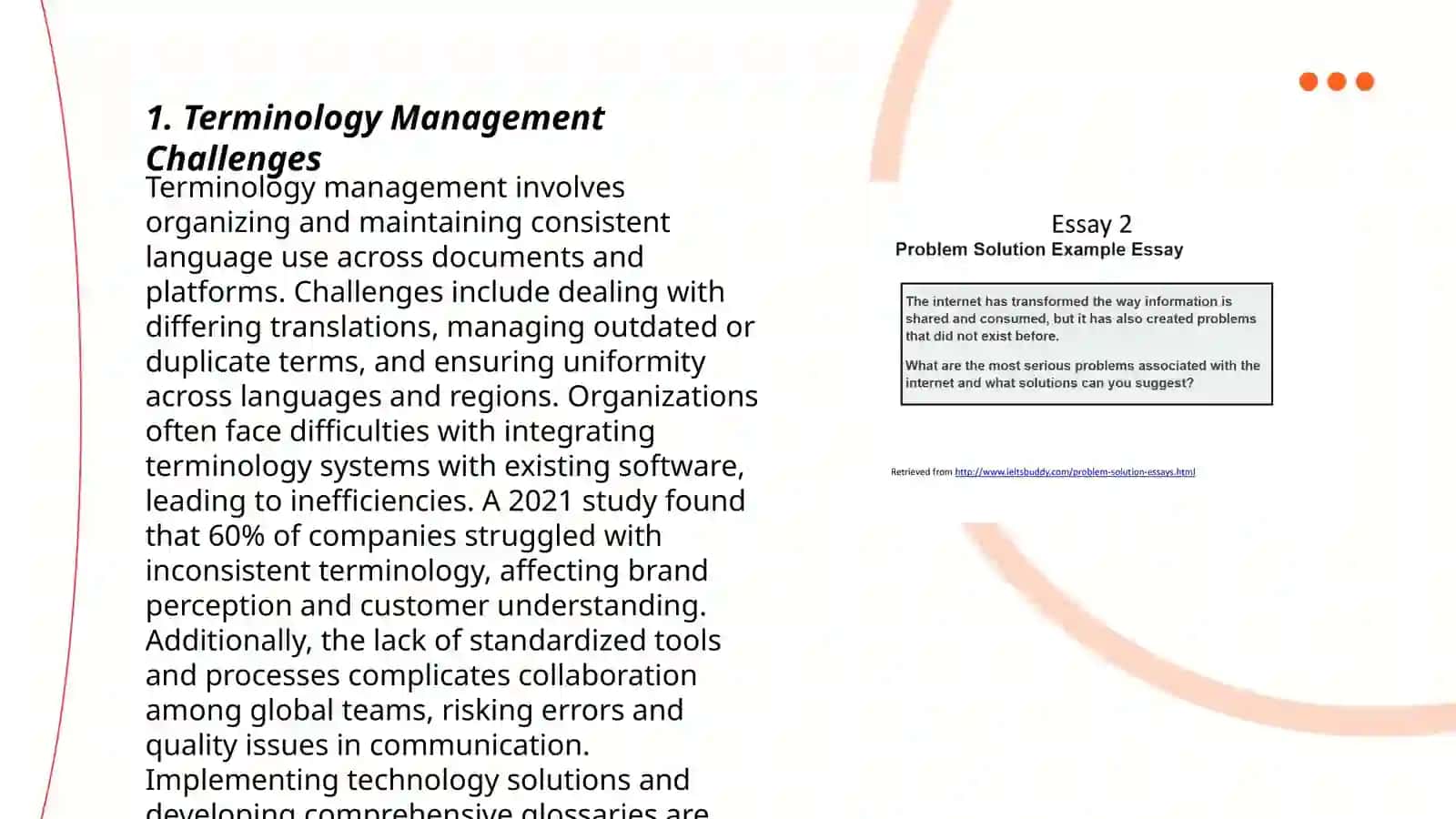 Terminology Management Challenges 3
