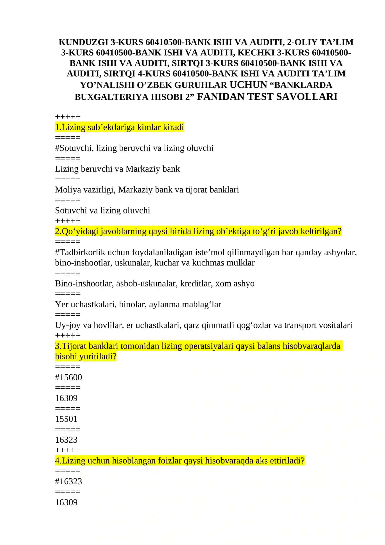 banklarda buxgalteriya hisobi 2 Yakuniy 3