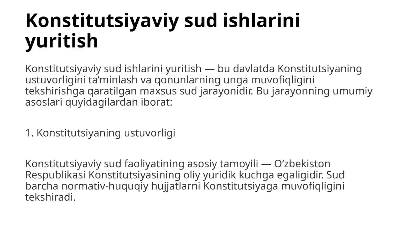 Konstitutsiyaviy sud ishlarini yuritishning umumiy asoslari 3
