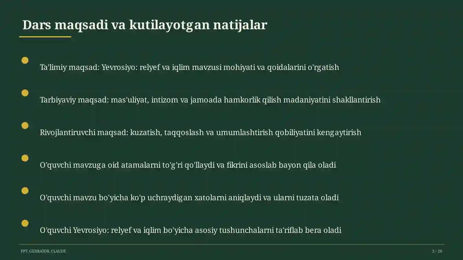 Yevrosiyo: relyef va iqlim (7-sinf) 3