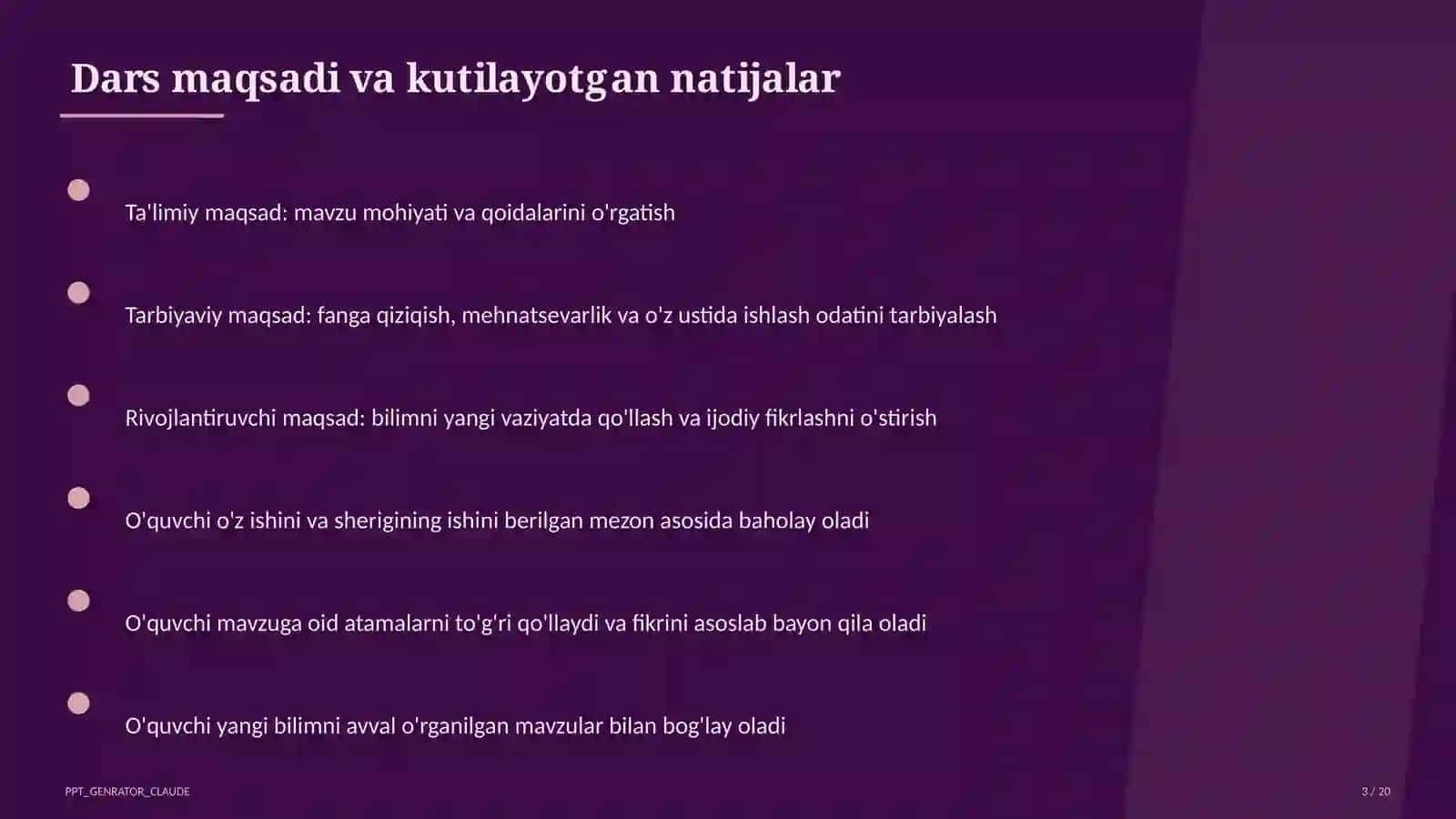 Ona tili (5-11) - metodik birlashma 3