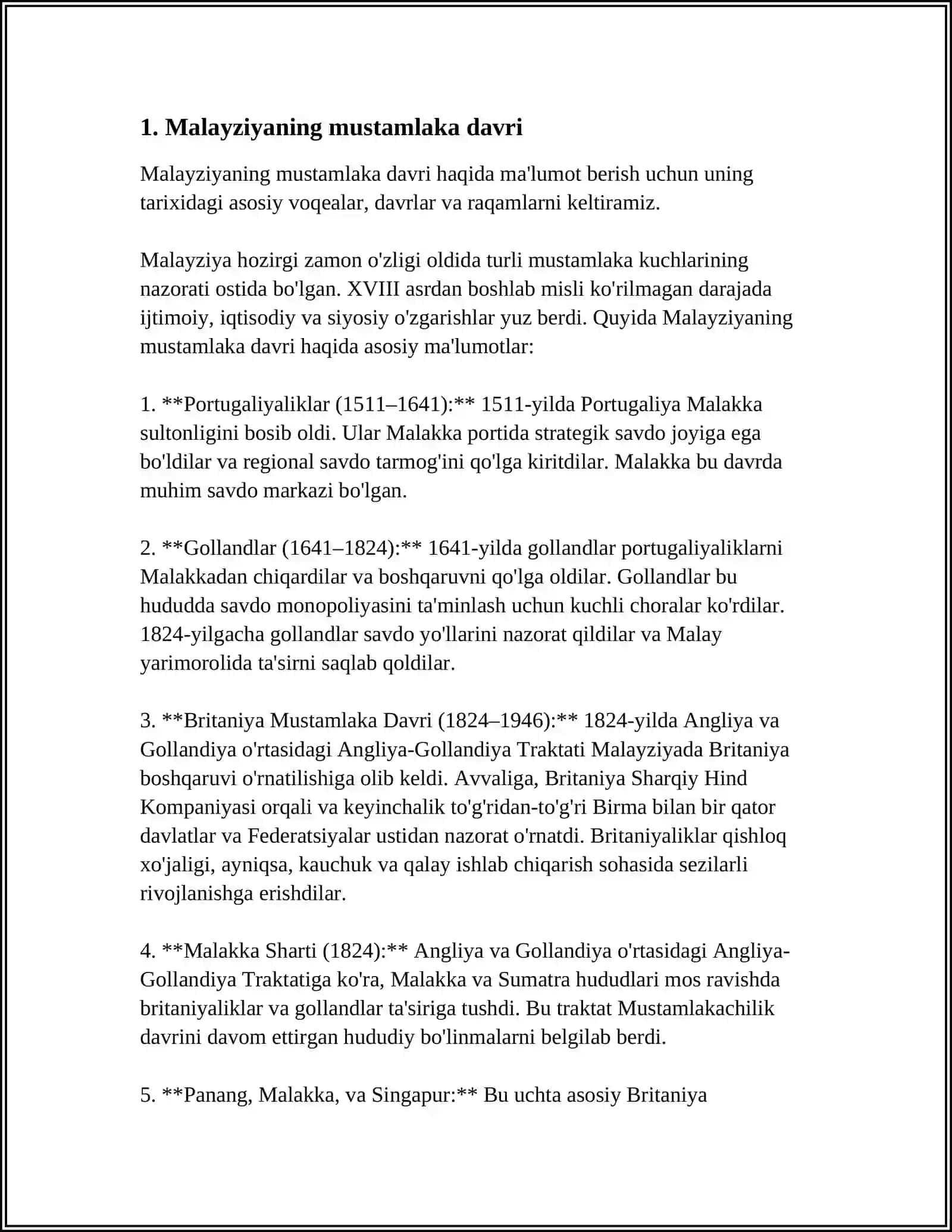 MALAYZIYA TARIXI 3