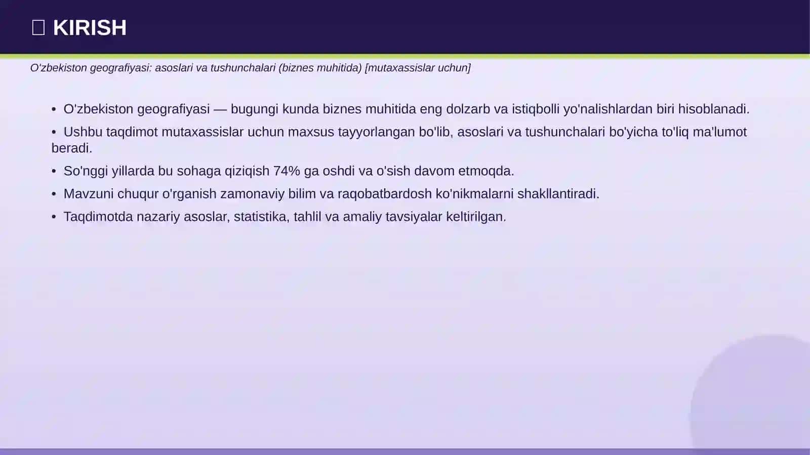 O'ZBEKISTON GEOGRAFIYASI 3