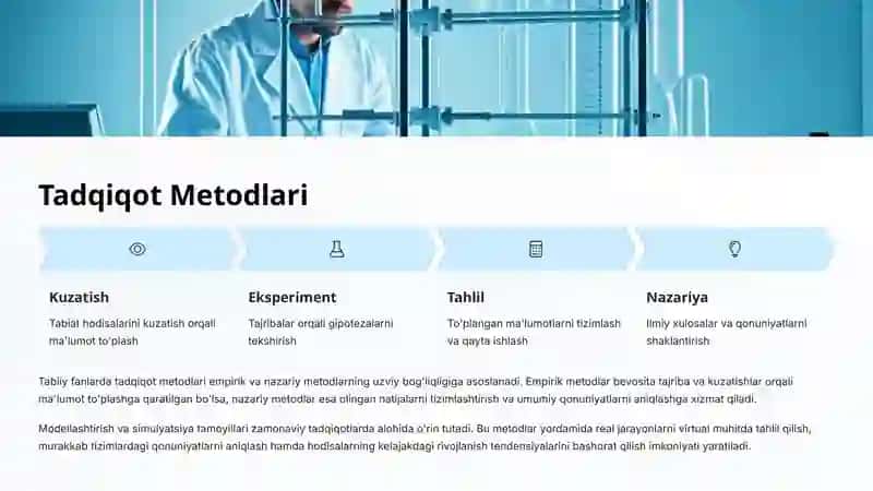 Tabiiy fanlar nazariyasi va metodikasi 3