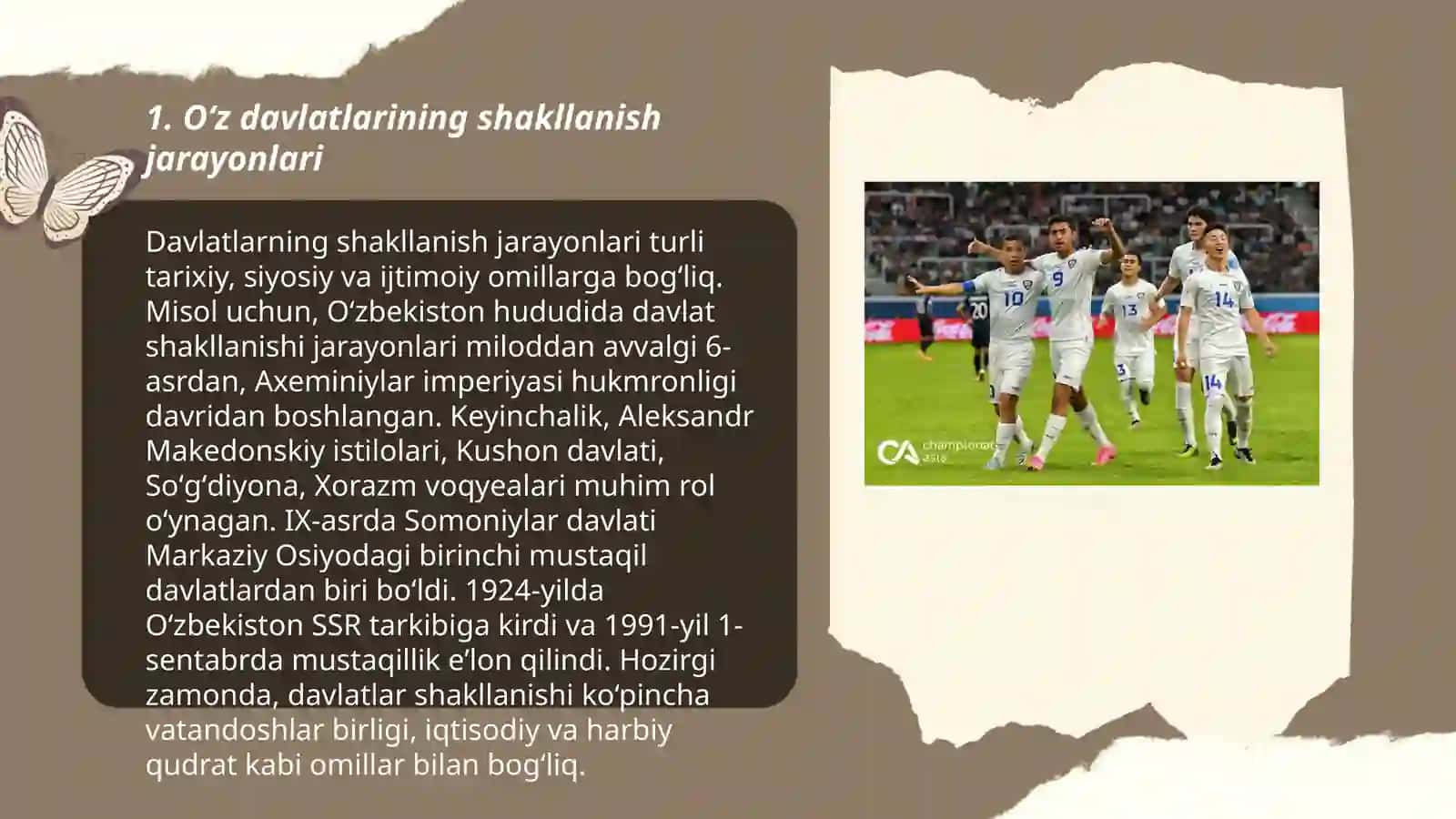 Oʻzbek davlatchiligining tarixiy asoslari 3