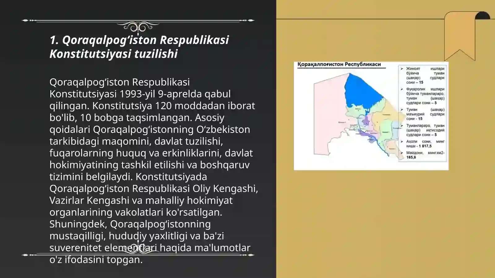 Qoraqalpogʻiston Respublikasi Konstitutsiyasi va davlat tuzilishini tahlil qilish va qiyosiy tahlili 3