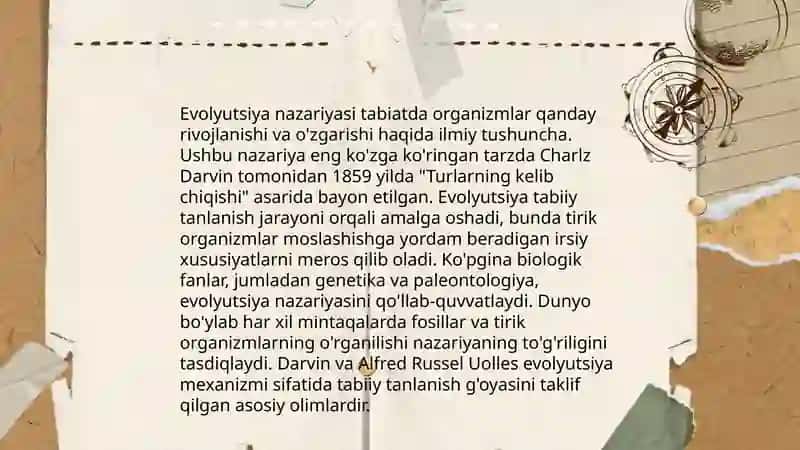 Charliz Darvinning ta'limoti 3