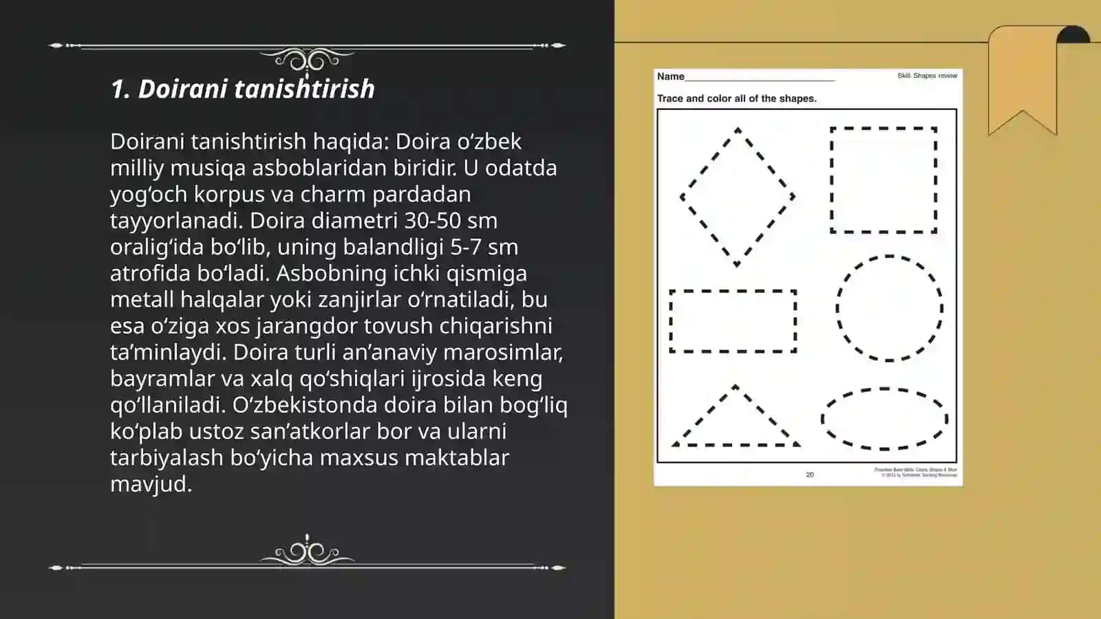 Maktabgacha yoshidagi bolalarga Doira shakli haqida tushuncha 3