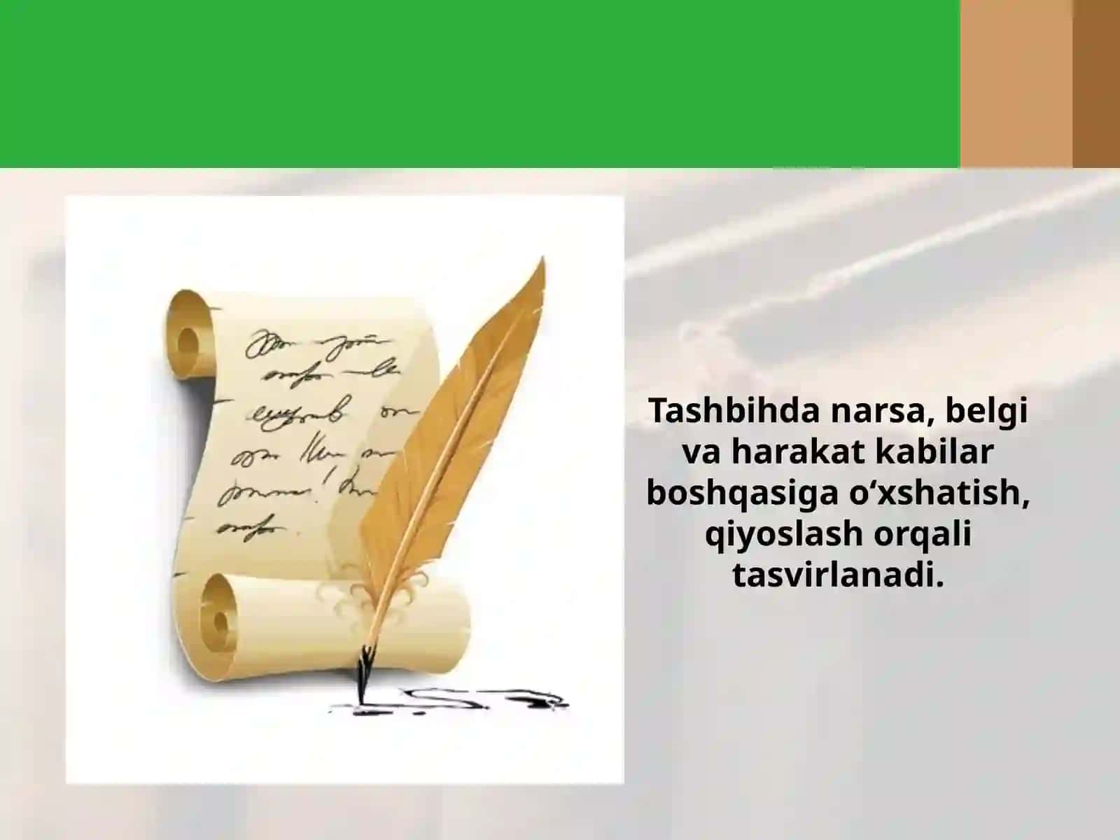 Tashbih tanosub irsoli masal san’atlari 3