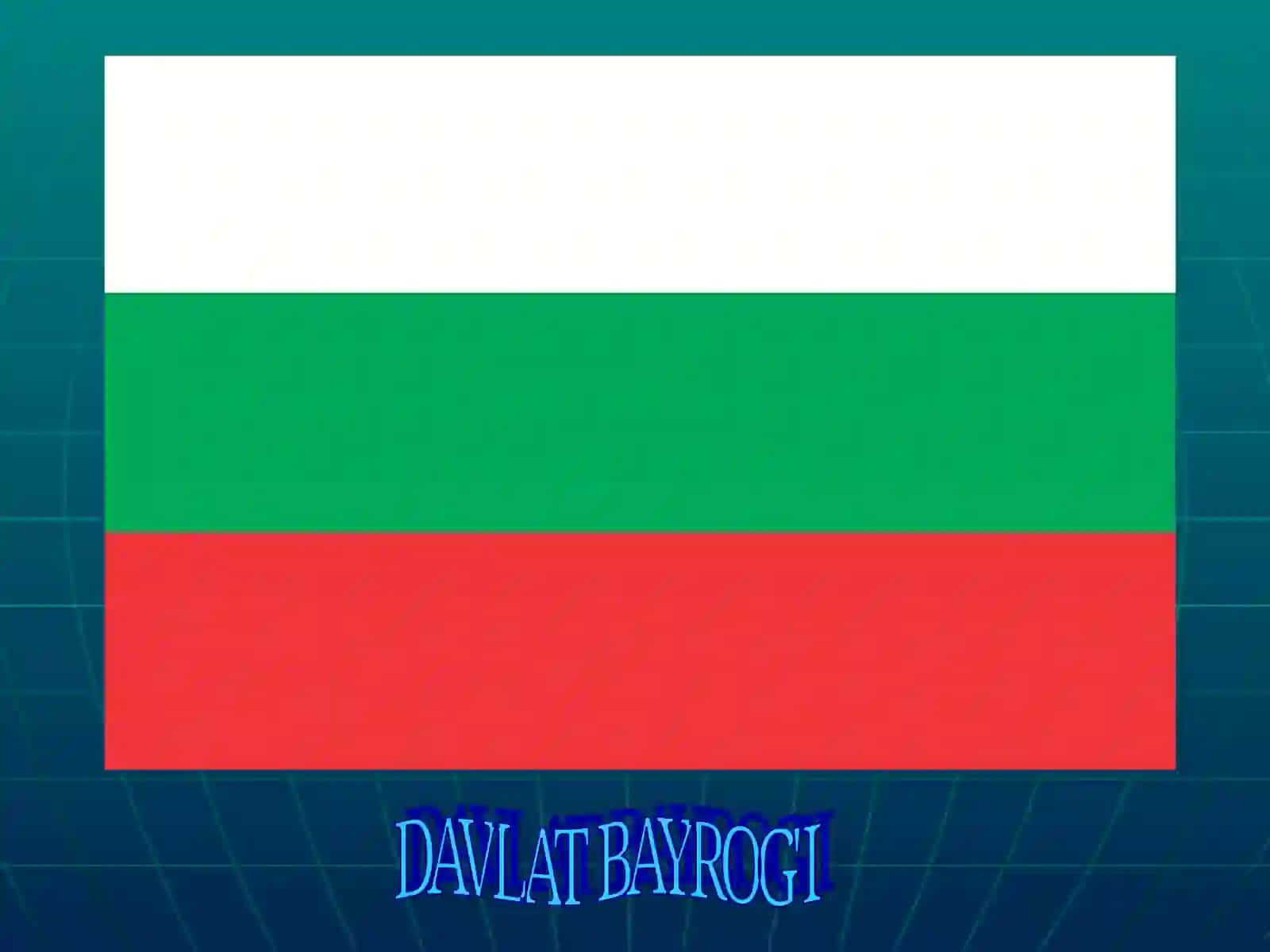 BOLGARIYA DAVLAT BAYROG'I 3