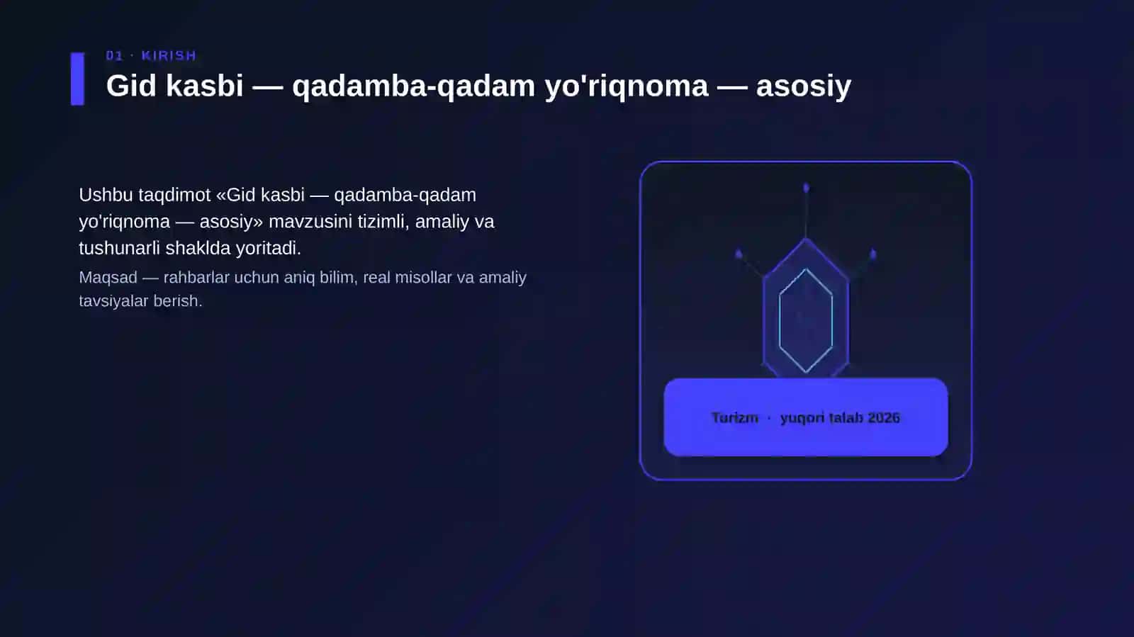 Gid kasbi — qadamba-qadam yo'riqnoma — asosiy 3