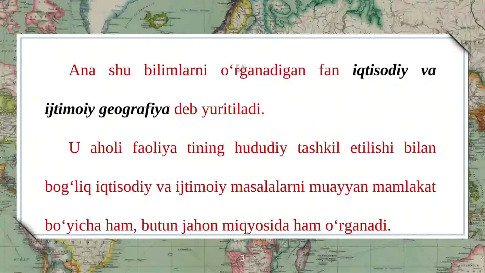 O‘zbekistonning geografik o‘rni va ma’muriy-hududiy tuzilishi 3