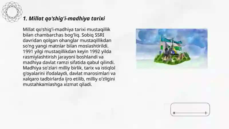 Millat qo'shig'i-madhiya 3