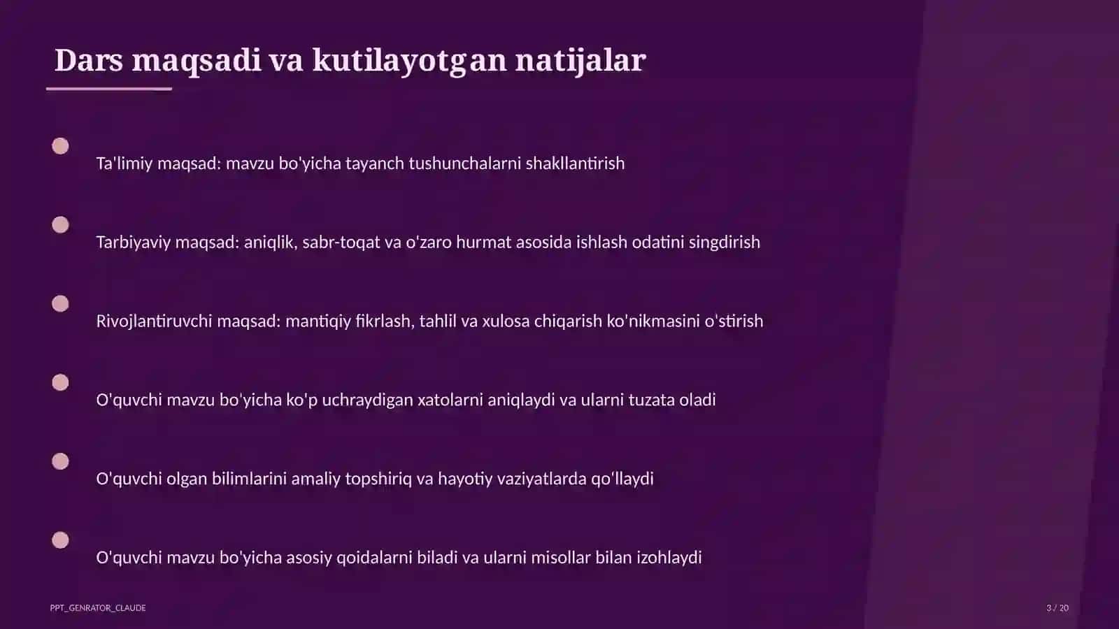 Countable and uncountable nouns (5-sinf) 3